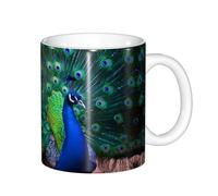 Hermosas tazas de pavo real que cambian de color, magia termocrómica sensible al calor, perfectas para camping, picnic, uso en interiores y exteriores