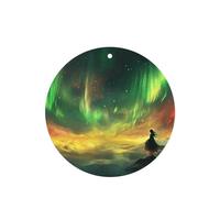 Hermoso ambientador de coche con estampado Aurora, 6 piezas, ambientadores de larga duración para coche, armario, zapatero