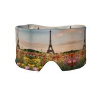 Hermoso antifaz para dormir con estampado de la Torre Eiffel de París, suave y agradable a la piel, antifaz para dormir con bloqueo de luz para viajes, yoga y siesta