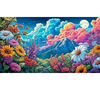 Hermoso Bosque Rompecabezas Imposible,desafío for Adults Entretenimiento Creativo 1000 Piezas Obra de Arte de Juego de para Adultos y Niños a Partir de 12 Años 75x50cm/1000pcs