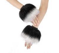 Hermoso brazalete de felpa hecho a mano, accesorio para el cabello, mangas elegantes para mujeres y niños