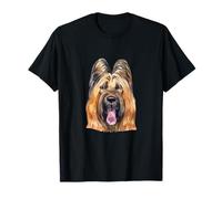 Hermoso Briard Briardrüde Perra cachorro perro pastor diseño Camiseta