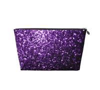 Hermoso Brillo Morado, Bolsa de artículos de tocador Bolsa de Maquillaje Bolsa de cosméticos Bolsa de artículos de tocador de Viaje portátil