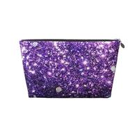 Hermoso Brillo Morado, Bolsa de artículos de tocador Bolsa de Maquillaje Bolsa de cosméticos Bolsa de artículos de tocador de Viaje portátil