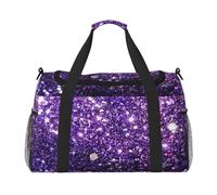 Hermoso Brillo Morado,Bolsas Deportivas, Bolsos de Viaje Deportivos Cruzados de Mano, Bolsas de Viaje de Gran Capacidad para Mujeres y Hombres.