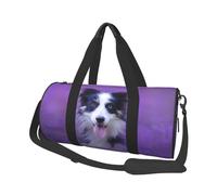 Hermoso Cachorro Border Collie, Bolsa de Viaje de Gran Capacidad, Bolso Redondo, Bolsa de Viaje Deportiva, Bolsa de Mano, Bolsa de Fitness