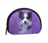 Hermoso Cachorro Border Collie. Pequeña Bolsa de Almacenamiento para Toallas sanitarias y Maquillaje. Monedero para cosméticos de Mujer.