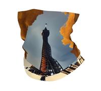 Hermoso calentador de cuello con estampado de la Torre Eiffel de París, ultrasuave, elástica, polaina de cuello de invierno para hombres y mujeres