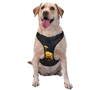 Hermoso chaleco de tracción para mascotas con estampado de rosas amarillas para que las mascotas lo usen al pasear al perro o escalar montañas