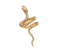 Hermoso clip de cobre con patrón artístico de serpiente para mujeres y niñas, aretes de perforación de negación, One Size, como se describe, como se describe