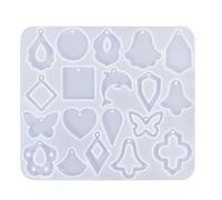 Hermoso colgante de joyería para manualidades, molde de silicona con forma alternativa para hacer moldes