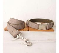 Hermoso Collar para Perro, Correa Ajustable para Cachorro, 5 tamaños, Juego de Correa para Collar de Perro, L