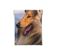 Hermoso Collie áspero, Squeeze Top Wallet Bolsa de Almacenamiento para Mujer Monedero pequeño Bolsa de Cambio