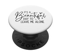 Hermoso día a la izquierda solitaria PopSockets PopGrip Adhesivo