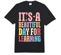 Hermoso día para Aprender a un Maestro Maravilloso de Regreso a la Escuela Comfort Colors Adult Heavyweight T-Shirt