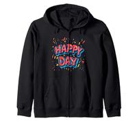Hermoso discurso del Emblema de Oh Happy Day Sudadera con Capucha