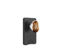 Hermoso diseño de león Impresionante diseño de león de Vida Silvestre PopSockets PopWallet para MagSafe