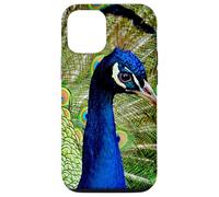 Hermoso diseño de Pavo Real Azul Verde Lindo Animal Carcasa para iPhone 12/12 Pro