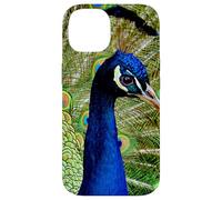 Hermoso diseño de Pavo Real Azul Verde Lindo Animal Carcasa para iPhone 14