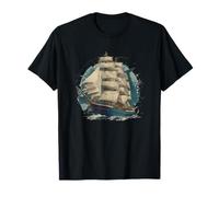 Hermoso Disfraz de velero Alto para galeón y Corteza Camiseta