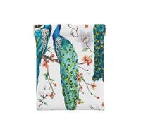 Hermoso Estampado de Flores de Pavo Real., Squeeze Top Wallet Bolsa de Almacenamiento para Mujer Monedero pequeño Bolsa de Cambio
