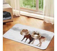 Hermoso Estampado de Leopardo Impreso,Tapete Impermeable para Comida de Mascotas, manteles Individuales para Comida y Agua para Perros y Gatos, tapetes de Cuero sintético para Comida.,40x60cm