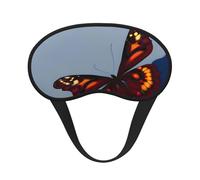 Hermoso estampado de mariposas para adultos y niños, bloqueo de luz, para viajes, uso diario, siesta, insomnio, camping