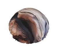 Hermoso gorro de ducha reutilizable con estampado de camuflaje de árbol para mujer, gorro de ducha con elástico de doble capa para baño de cabello largo