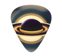 Hermoso juego de 12 púas de guitarra Saturn, incluye 3 grosores de púas para guitarras acústicas, ukeleles y más.