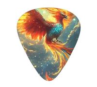 Hermoso juego de regalo de púas de guitarra Phoenix, púas suaves y duraderas para guitarra acústica, eléctrica y bajo, regalo perfecto para amantes de la guitarra y músicos