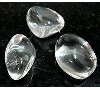 Hermoso juego de siete Natural Rock claro cuarzo secadora piedras potente cristal curación Wellness energía positiva metafísica Reiki Feng Shui oficina en casa regalo Vaastu concentración salud