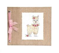 Hermoso libro de recuerdos para bebé, abrazos y besos XO, Baby Girl, flores rosas llama, diario de bebé y álbum de fotos