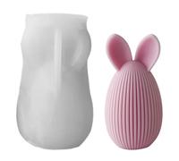 Hermoso molde de jabones y chocolates detallados para decoración de huevos de Pascua para creación artística, adorno de yeso para entusiastas