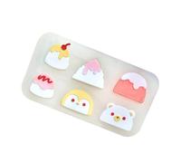 Hermoso molde de resina flexible con forma de pastel, práctico para proyectos de arte y manualidades, hermoso artículo