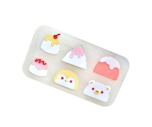 Hermoso molde de resina flexible con forma de pastel, práctico para proyectos de arte y manualidades, hermoso artículo