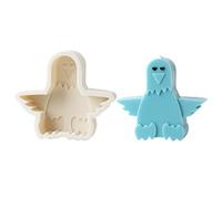 Hermoso molde de silicona de arcilla para adornos, moldes de estatua con forma de animal de dibujos animados, moldes de silicona perfectos para hacer chocolate