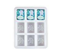 Hermoso molde de silicona para colgantes de Mahjong, delicado molde para decoraciones de fondant