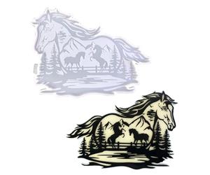 Hermoso molde de silicona para decoración de pared con forma de caballo, decoración personalizada, molde de resina, regalo para entusiastas del bricolaje Moldes de silicona de resina