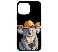 Hermoso oso koala en disfraz de vaquero con sombrero Carcasa para iPhone 13 Pro Max