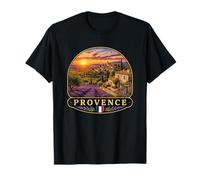 Hermoso Paisaje de Campos de Lavanda de Provenza Camiseta