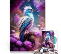 Hermoso pájaro Rompecabezas de 1000 Piezas para Adolescentes Juguetes adictivos Que desafían la Inteligencia Cerebral Una Obra de Arte 38x26cm