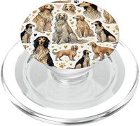 Hermoso patrón Afgano Lindo Sabueso Afgano PopSockets PopGrip para MagSafe