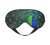 hermoso pavo real, Cubreojos completos Antifaz bloqueador de luz Antifaz para dormir Antifaz suave con los ojos vendados Noche