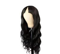 Hermoso Peluca del cabello humano de la onda cuerpo 250 densidades for el clip negro naturaleza peluca parte Glueless V las mujeres por mitad(24inches)