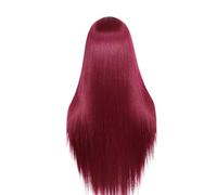 Hermoso Peluca frontal del cordón recto de Borgoña 13x4 Hd las pelucas cabello humano, densidad 220%(34inches)