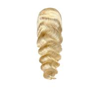 Hermoso Peluca pre desplumada transparente HD de densidad 200 del cabello humano las pelucas frente cordón la onda cuerpo 13x6(30inches)