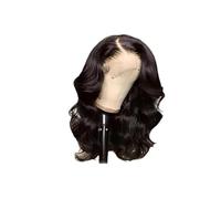 Hermoso Pelucas pre desplumadas del cabello humano de la peluca frontal cordón transparente Bob onda corta cuerpo 13x4(14inches)