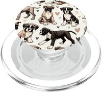 Hermoso Perro bóxer con Estampado de Perros PopSockets PopGrip para MagSafe