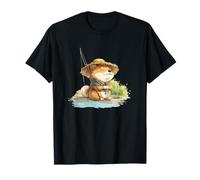 Hermoso Perro de Pesca en Estilo japonés Camiseta