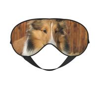 Hermoso perro de raza Sheltie, Cubreojos completos Antifaz bloqueador de luz Antifaz para dormir Antifaz suave con los ojos vendados Noche